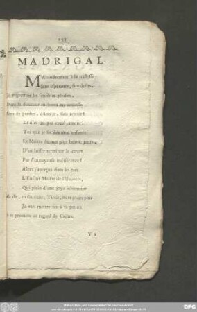 Madrigal.