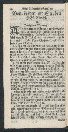 Vom Leiden und Sterben Jesu Christi.