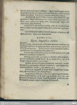 Caput VIII. Signa, diagnostica exhibet