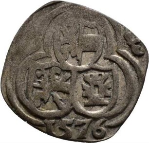 Münze, 2 Pfennig, 1576