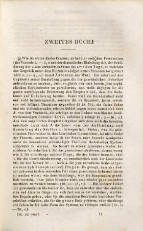 Cicero De oratore : für den Schulgebrauch, 2. 2. Buch