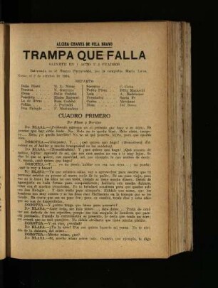 Trampa que falla