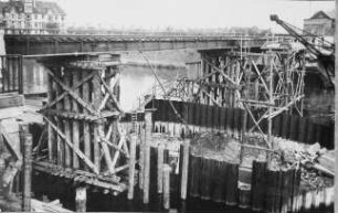 Reparatur Eisenbahnbrücke Ladenburg