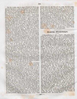 216 Kirchliche Mittheilungen