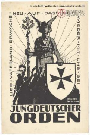 Jungdeutscher Orden - Lieb Vaterland erwache neu - auf dass Gott wieder mit uns sei