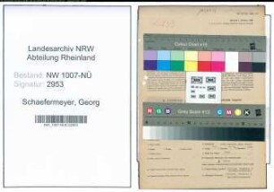 Entnazifizierung Georg Schaefermeyer , geb. 01.04.1888 (Landwirt)