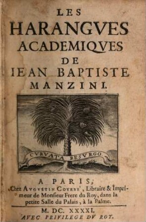 Les harangues academiques