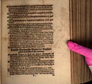 Catalogus universalis, sive designatio omnium librorum, qui hisce nundinis ... Francofurtensibus & Lipsiensibus anni ... vel novi, vel emendatiores & auctiores prodierunt : = Verzeichnüß aller Bücher, so zu Franckfurt in der ...-Meß, wie auch Leipziger ...-Messe des ietzigen Jahres ..., entweder gantz neu, oder sonsten verbessert, oder auffs neue wieder auffgeleget gedruckt worden sind. 1703. Herbstmesse/Michaelismesse