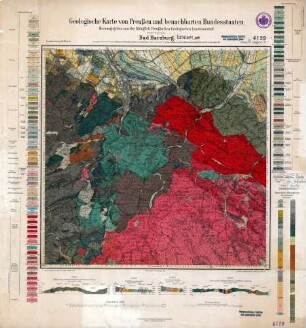 [4129] Bad Harzburg, Geologische Karte von Preußen und benachbarten Bundesstaaten