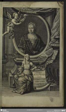 Frau Anna Maria Geb. Ostermannin Verwittibte Carpzovin