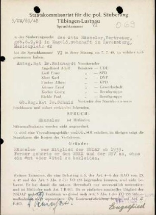 Häussler, Otto