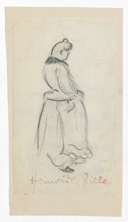 Frau mit Pelzkragen