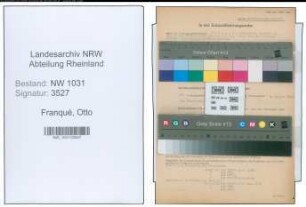Entnazifizierung Otto Franqué , geb. 00.00.0000 (Bibliotheksdirektor)
