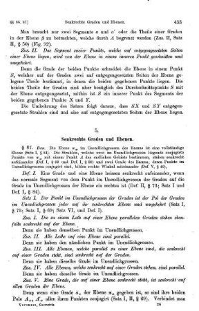 5. Senkrechte Grade und Ebenen.