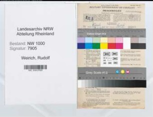 Entnazifizierung Rudolf Weirich, geb. 17.04.1903 (Verw.Sekretaer)