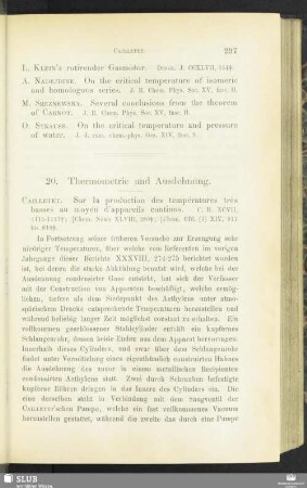 20. Thermometrie und Ausdehnung