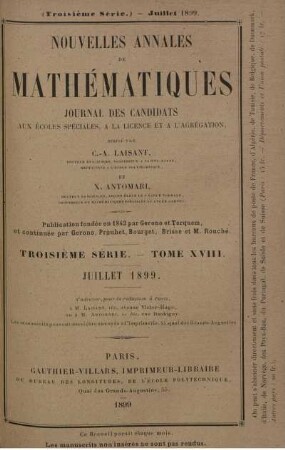 Juillet 1899.