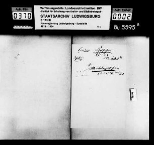 Kommunsachen: Schäfereien, Oberamt Leonberg