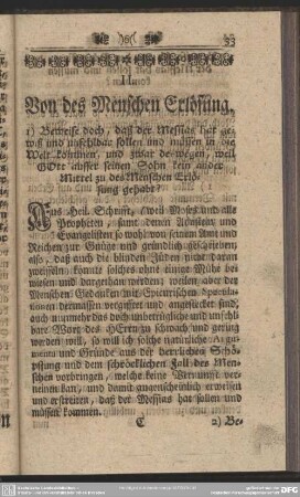 II. Von des Menschen Erlösung