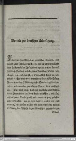 Vorrede zur deutschen Uebersetzung