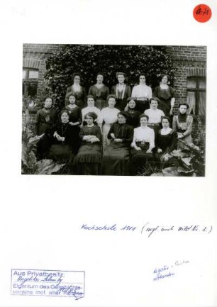 Kochschule 1911