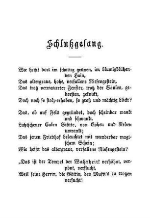 Schlußgesang
