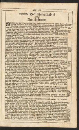 Vorrede Doct. Martin Luthers auf das Neue Testament