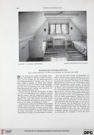 48: Wohnhaus-Einrichtung : in der "Eigenbausiedlung" der Hoesch, Köln-Neuessen A.G., Dortmund-Kirchderne