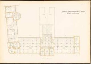 Amtsgericht, Breslau: Grundriss 2.OG 1:100