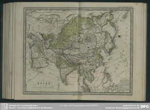 23. Asien (orographische Karte)