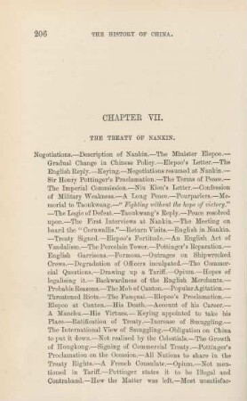Chapter VII. The treaty of Nankin