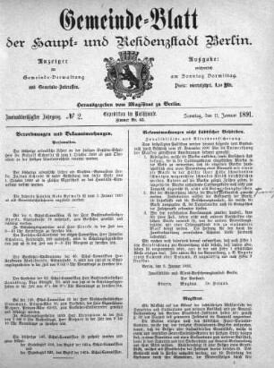 1891,2: No. 2, 11. Januar 1891