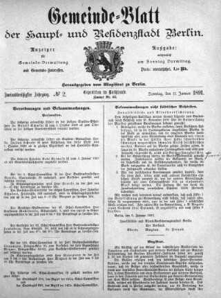 1891,2: No. 2, 11. Januar 1891