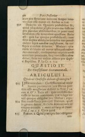 90-102, Quaestio IV. De Confeßione Sacramentali