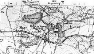 Weißenberg-Wurschen. Meßtischblatt, Sekt. Hochkirch, Nr. 4853