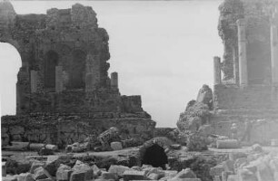 Teatro Greco : Ruine des antiken griechischen Theaters von Taormina.