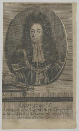 Bildnis des Königs Georgius I. von England