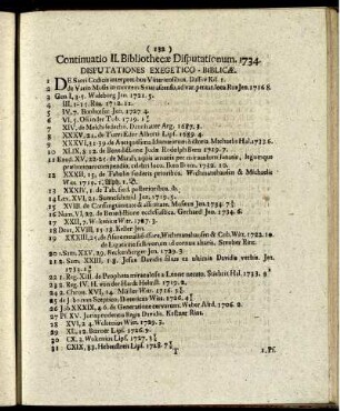 Disputationes Exegetico - Biblicæ .