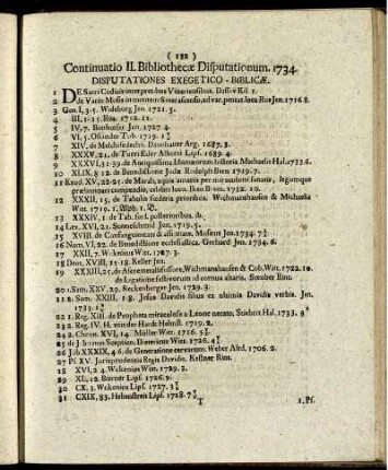 Disputationes Exegetico - Biblicæ .