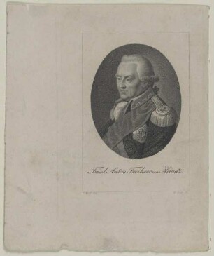 Bildnis des Fried. Anton Freiherr von Heinitz
