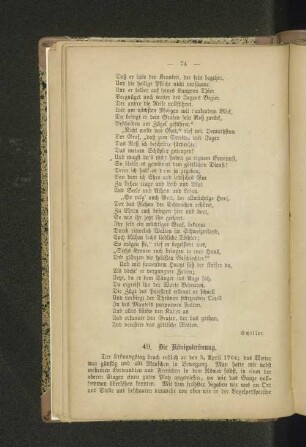 49. Die Königskrönung.