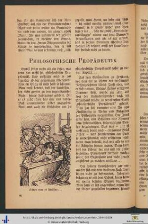 Philosophische Propädeutik.