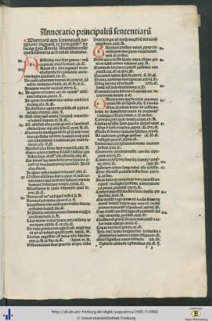 Annotatio principalium sententiarum