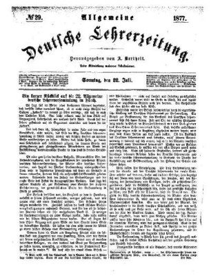 Ein kurzer Rückblick auf die 22. Allgemeine deutsche Lehrerversammlung in Fürth
