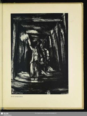 Das Unglück : Illustration zu "Germinal" von Emile Zola