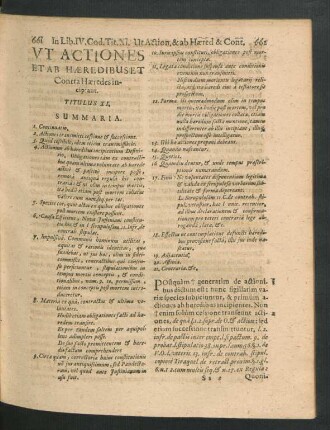 Ut Actiones Et Ab Haeredibus Et Contra Haeredes incipiant. Titulus XI.
