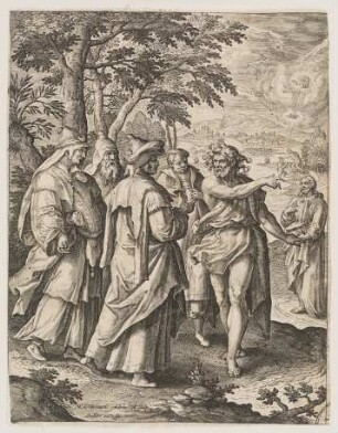 Johannes der Täufer erkennt Christus als Lamm Gottes
