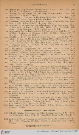 Sprachwissenschaft. Wörterbücher (Nr. 1073 - 1101)