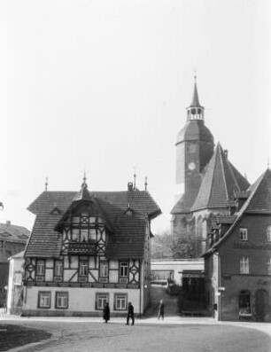 Rochlitz, Blick zur St. Petri Kirche