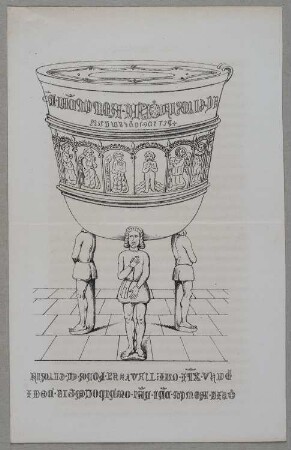 Angermünde: Taufbecken in der Stadtpfarrkirche St. Marien